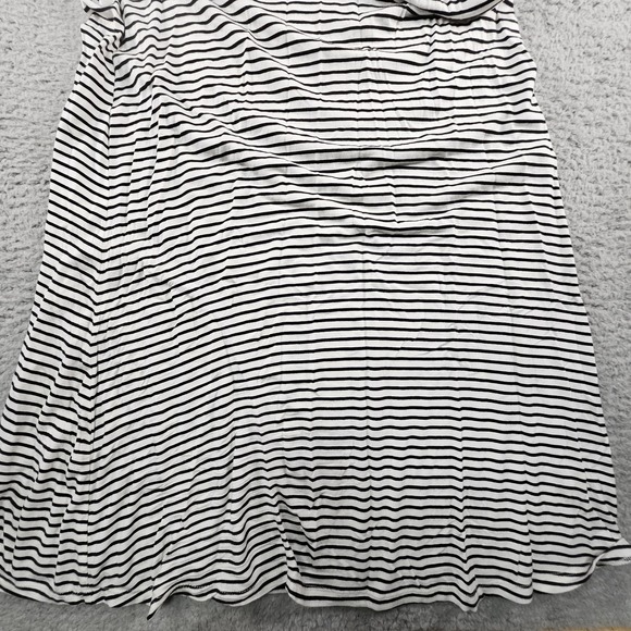 THML Anthropologie Maxi Dress Size S Striped Embroidered‎ Racerback Boho Beachy - Picture 4 of 13